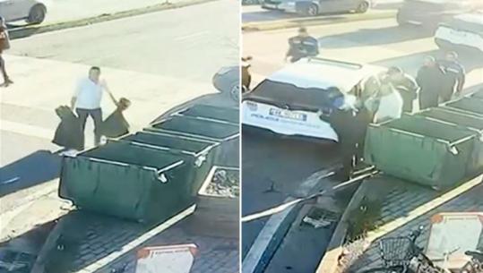 ‘Përton’ të hedhë qeset e mbeturinave brenda në kosh, qytetari nga Shkodra e pëson! Ja veprimi i policit