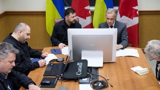 Zelensky zhvillon videotelefonatë me udhëheqësit evropianë, pjesë e saj edhe sekretari i NATO-s Mark Rutte 