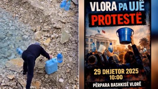 Vijon skandali në Vlorë/ Qyteti në ditën e katërt pa ujë, ende nuk është rregulluar defekti i tubit kryesor! Qytetarët protestë para Bashkisë në 10:00