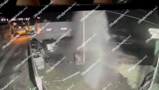 Vlora 4 ditë pa ujë, momenti kur tubacioni shpërthen pas rregullimit të defektit, uji ‘plas’ si shatërvan