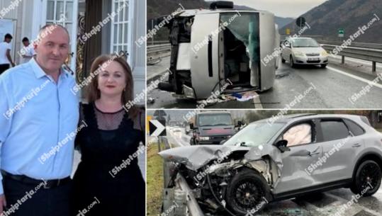 Aksident i rëndë në Lezhë, humbin jetën polici dhe gruaja mësuese, plagoset nëna me 2 fëmijë! Përplasen 10 mjete e ambulanca në Rrugën e Kombit, përmbyset autobusi (VIDEO)