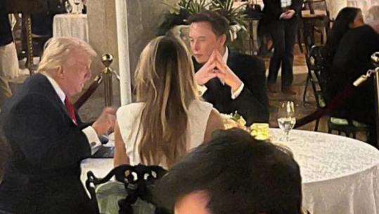 Pas muajsh përplasjesh dhe marrëdhëniesh të ftohta, Musk dhe Trump darkojnë së bashku
