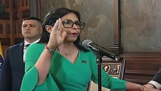 Delcy Rodríguez betohet si presidente e përkohshme e Venezuelës