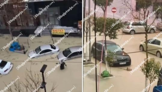 Shiu ‘paralizon’ vendin/ Uji ‘pushton’ Durrësin, evakuohen 10 familje! Banesa nën ujë në Shkodër e Lezhë 