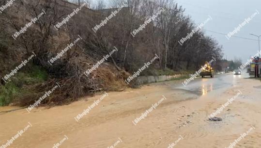 Reshjet e shiut, rëndohet situata në Kukës! Rrëshqitje dherash në hyrje dhe dalje të qytetit