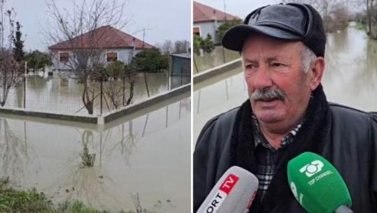 Durrës/ Erzeni del nga shtrati, situatë e rëndë në Jubë! Banori nga Katundi i Ri: Uji hyri 50 cm, më ka dëmtuar biznesin
