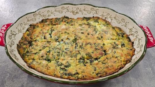 Pispili me spinaq dhe qepë të njoma nga zonja Albana