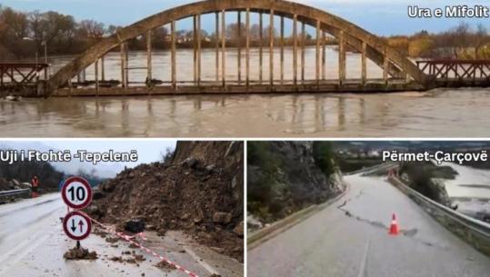 Moti i keq në Shqipëri/ Situata drejt normalizimit, lumi Vjosa bie në kuotën 7.8 m! Reshje dëbore në lartësinë mbi 600m, Durrësi ende ‘nën ujë’ (VIDEO)