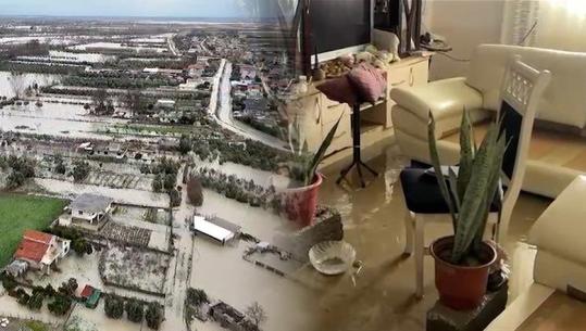 Tërhiqet Vjosa, por nuk 'fshin' gjurmët e dëmeve. Report Tv në Bishan dhe Ferras, toka e banesa me ujë: T’i marrim shtëpitë në krah larg lumit?!