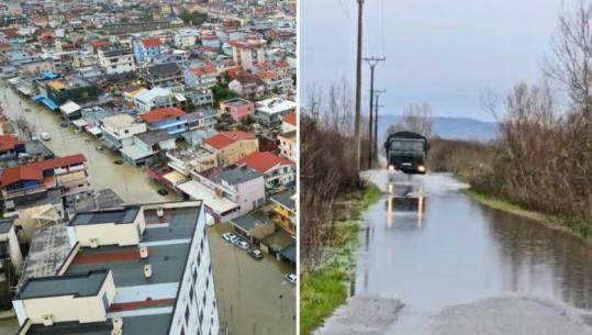Përmbytjet/ Nisin vlerësimet në Durrës, 1453 shtëpi me dëme, 848 banorë të evakuuar! Oboti i Shkodrës ende nën ujë