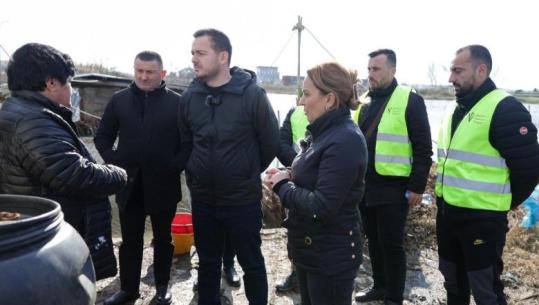 Ministri Salla në Mamurras: Evakuim i gjësë së gjallë, strukturat në terren për evidentimin e dëmeve për fermerët e prekur nga reshjet