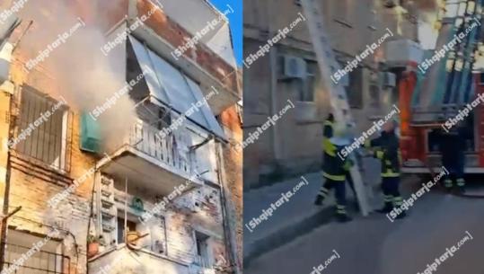 Banesa në Vlorë përfshihet nga flakët, shkak dyshohet bombola e gazit