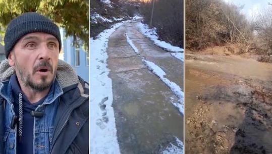 Fshati Mesmal në Maliq i izoluar pas çarjes së argjinaturës së një kanali, banori: Jemi të detyruar të ecim një orë në këmbë për të shkuar në qytet