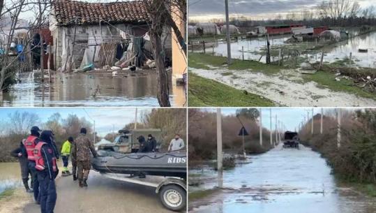 Çahet argjinatura e Semanit, 3500 hektarë tokë e mbi 20 banesa të përmbytura në Fier! Përmirësohet situata në Durrës, vijon verifikimi i dëmeve