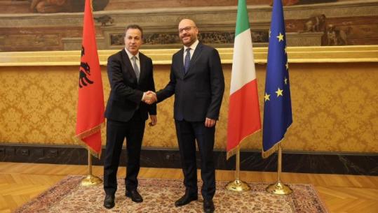 Peleshi vizitë në Itali, takim me Lorenzo Fontana: Diplomaci intensive parlamentare për anëtarësimin e Shqipërisë në BE