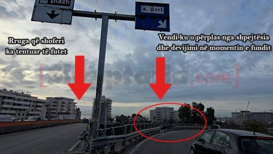 Aksident i rëndë në Durrës, makina 'fluturon' nga Ura e Dajlanit! Humb jetën 18-vjeçarja, shoferi i dehur dhe me shpejtësi! Plagosen edhe 2 këmbësorë (VIDEO+EMRAT)