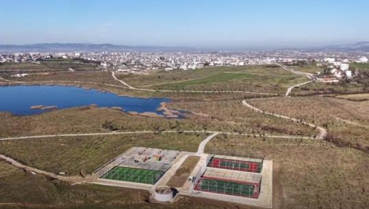 Vijon transformimi i parkut të liqenit të Paskuqanit, ambientet sportive dhe këndi i lojërave për fëmijë drejt përfundimit