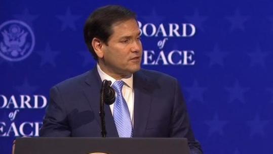 Rubio nga Davosi: Trump po bën një punë të madhe, ftojmë edhe vende të tjera t'i bashkohen Bordit të Paqes