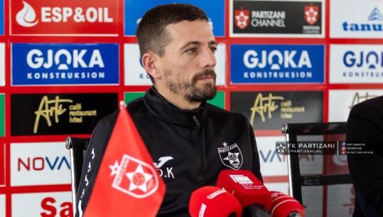 Ndeshja kundër Vllaznisë në 'Loro Boriçi', Kërnaja: Partizani s'i druhet asnjë kundërshtari, kemi mungesa