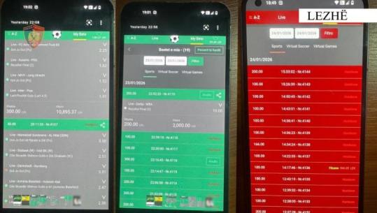 Baste sportive të paligjshme në Lezhë! Një person përfundon në pranga, tjetri nën hetim!