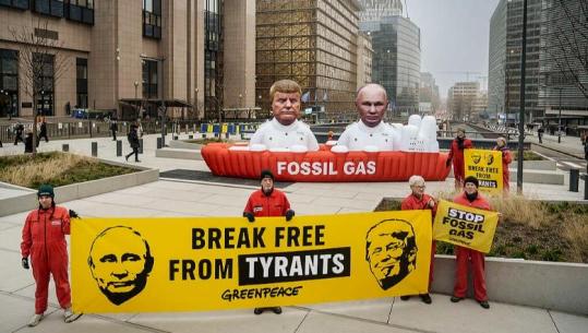 Bashkimi Europian i jep fund importeve të gazit rus, Greenpeace: Nuk duhet të kalojmë nga një varësi në tjetrën!