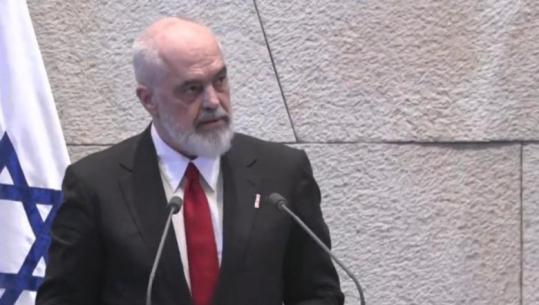 'Fajtori është Hamasi, duhet të çarmatoset', Rama në Knesset: Tunelet e torturës në Gaza, të ruhen si dëshmi paqeje