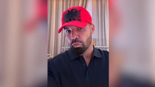 Një tjetër gjest simbolik! Drake shfaqet përsëri me simbolin kombëtar shqiptar