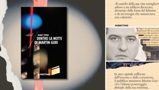 'Brenga e Prokurorit' e Ahmet Prençit botohet edhe në italisht! Promovimi më 3 shkurt në Cosenca