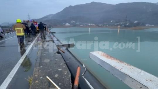 Aksident në aksin Mjedë-Spathar, makina përfundon në liqenin e Vaut të Dejës! 3 të plagosur