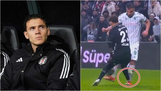 VIDEO/ Kristjan Asllani e nis si mos më keq përvojën në Turqi, merr karton të kuq pas 6 minutash lojë me Besiktasin