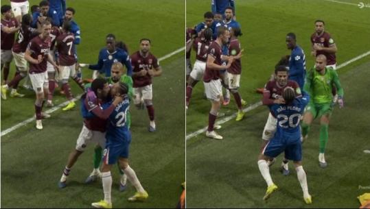 VIDEO/ Përleshje masive, pesë gola dhe karton i kuq! Chelsea i merr fitoren në fund West Hamit