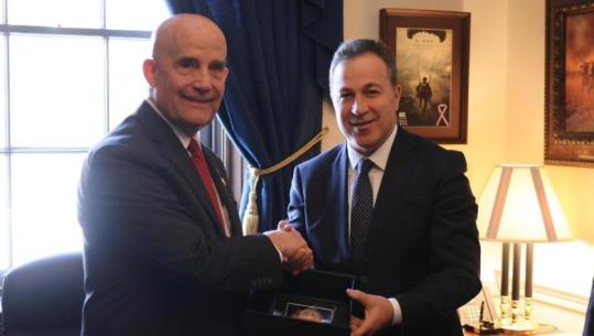 Niko Peleshi takohet në Kongresin Amerikan me Kryetarin e Nënkomisionit për Europën