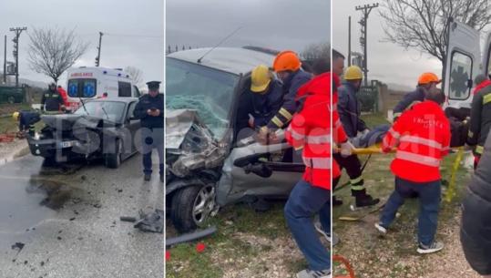 Aksident i dyfishtë në aksin Gjirokastër-Tepelenë, 3 persona mbeten të plagosur