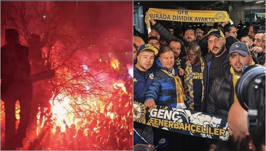 VIDEO/ Në Stamboll janë 'të çmendur' pas N'Golo Kante, tifozët e Fenerbahces hipin mbi pemë për të parë mesfushorin