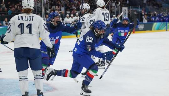 Lojërat Olimpike Dimërore, Italia merr fitoren historike në hokej për vajza