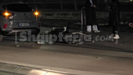 Aksident në Lungomare, motori elektrik përplaset me një makinë, plagoset i riu