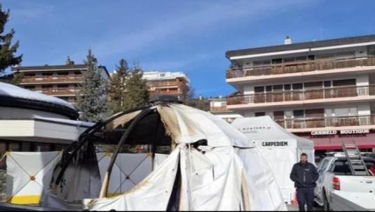 Zvicër/ Memoriali për viktimat e tragjedisë në Crans-Montana përfshihet nga flakët