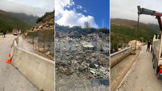 Rënie gurësh në Qafën e Vishës, vështirësohet qarkullimi për automjetet