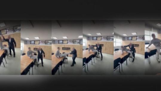 'Ndalu, ndalu'- Plas grushti mes mësuesit dhe nxënësit në Prishtinë, dalin pamjet që 'tronditën' Kosovën