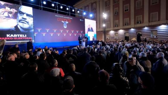 Protesta e PD/ Berisha: Rama armiku më i pamëshirshëm i Shqipërisë, po rrezikon anëtarësimin e Shqipërisë në BE me vjedhjet e tij