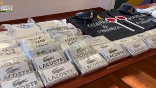 Kokainë me paketim “Lacoste” dhe “Ferrari”, çmontohet organizata shqiptare në Itali! Zbardhen detajet e kamuflimit të 'mallit'