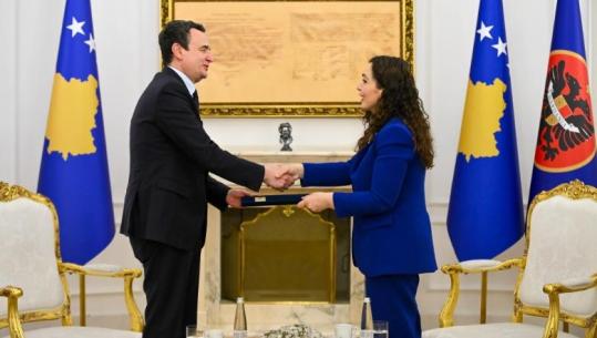 Presidentja Osmani mandaton Albin Kurtin për formimin e Qeverisë së re të Kosovës