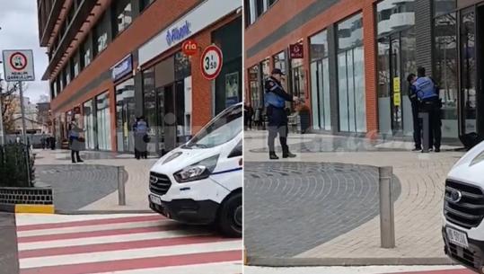 Report Tv siguron VIDEON/ Momenti kur arrestohet autori që tentoi të grabisë me armë bankën në Tiranë