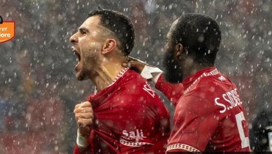 LIVE/ 'Demat e kuq' shënojnë dy gola për dhjetë minuta, Partizani kryeson 2-0 kundër Tiranës në derbin e kryeqytetit! Mbyllet pjesa e parë