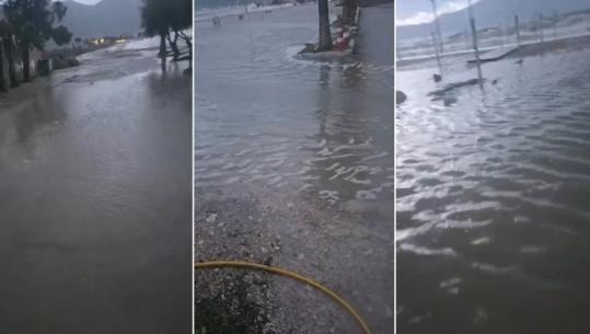 Fenomen i çuditshëm në Orikum, deti ngrihet mbi nivelin e zakonshëm dhe përmbyt disa banesa