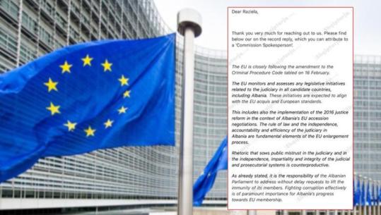 Ekskluzive/ PS propozoi që gjykatat të mos pezullojnë më ministrat, KE për Report Tv: Çdo ndryshim, të përputhet me standardet e BE! Retorika që sjell mosbesim ndaj gjyqësorit, jo produktive 