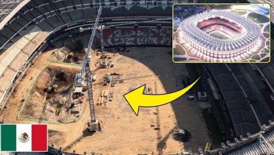 VIDEO/ FIFA në alarm para Botërorit 2026, stadiumi hapës rrezikon të mos jetë gati për ndeshjen inauguruese