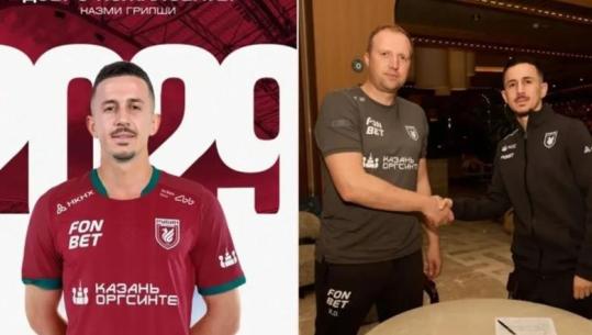Zyrtare/ Nazmi Gripshi firmos me Rubin Kazanin, kontratë deri në vitin 2029! Katër shqiptarë në klubin rus