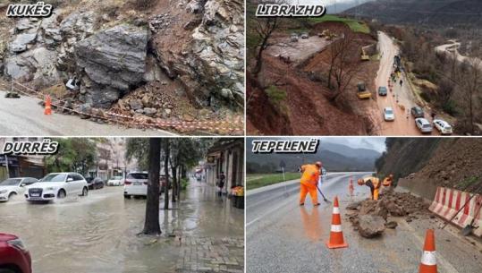 Shirat e dimrit nxjerrin në pah punimet e dobëta të rrugëve! Çarje në aksin Librazhd-Përrenjas, qarkullimi me një korsi! Shembje në Gjirokastër-Tepelenë, Qeparo-Kuç, Maliq-Gramsh