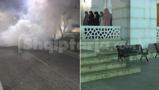Muaji i shenjtë i Ramazanit! Militantët e Berishës hedhin molotovë, besimtaret falen në Xhaminë e Namazgjasë (VIDEO)